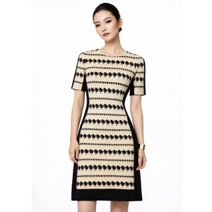 3.1 Phillip Lim Geometric Wool Knit Sweater 2012 Runway Dress Womens Size M
